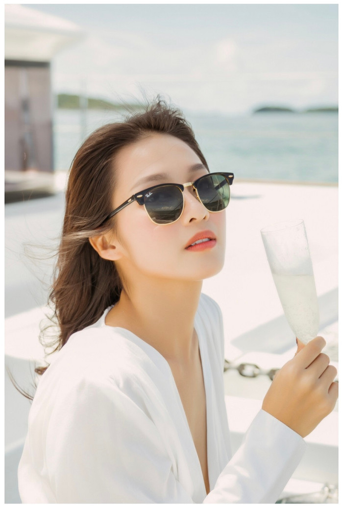 Kính râm: Món phụ kiện này không chỉ bảo vệ đôi mắt khỏi ánh nắng, mà còn giúp bạn trông sang chảnh và hiện đại hơn. Hãy chọn những kiểu kính râm có thiết kế độc đáo và màu sắc phù hợp với gương mặt.