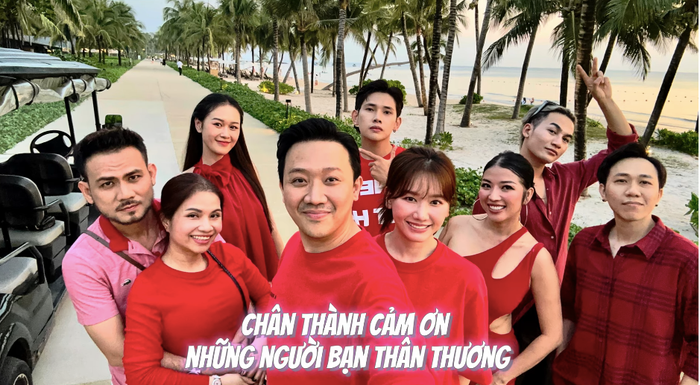 Hội bạn thân của Trấn Thành thường xuyên tụ tập, đi du lịch cùng nhau. 