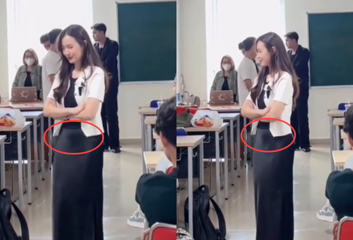 Midu để lộ vòng 2 lùm lùm, bị nghi đang có 'tin vui'.