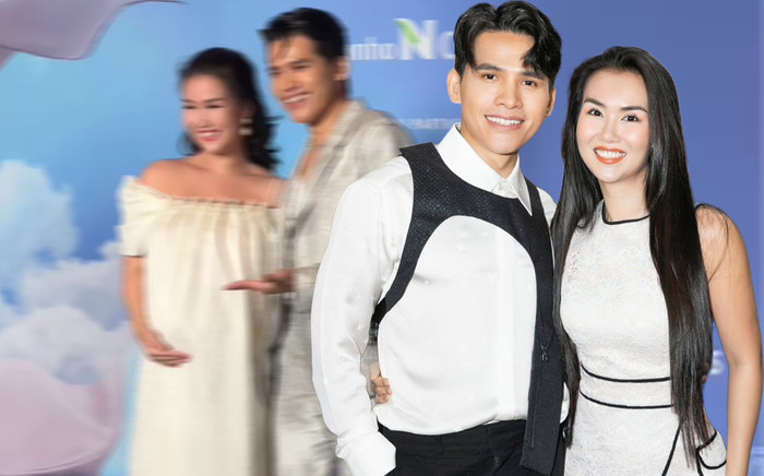 Võ Hạ Trâm 'ôm bầu' vượt mặt đến chúc mừng 'ngày vui' của Quốc Thiên Ảnh 2