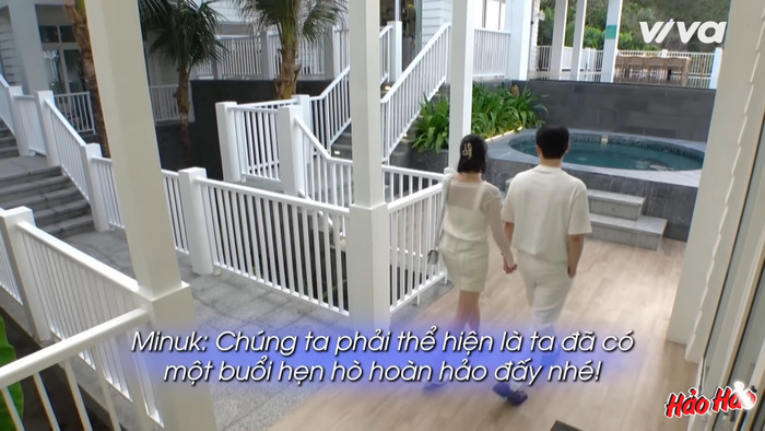 Minuk từng thể hiện sự hào hứng với Hooyeon