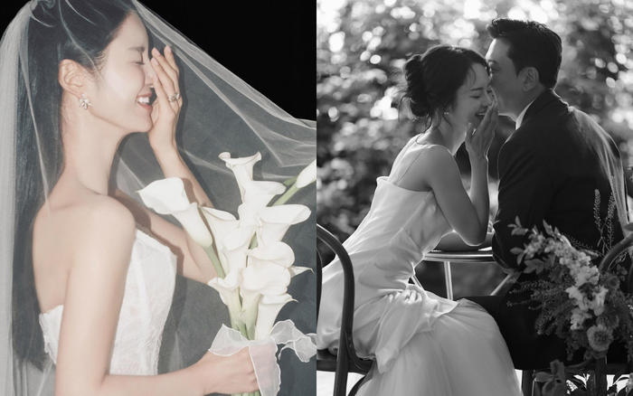 Trước đó nữ diễn viên đã chiêu đãi người hâm mộ loạt ảnh cưới đẹp lung linh. Ảnh: Instagram suimming._