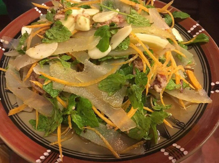 Nộm da trâu là món ngon trứ danh người ăn người mê