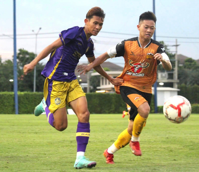 Theo thông tin từ CLB HAGL, thầy trò HLV Vũ Tiến Thành đã thắng đậm 6-1 trước CLB Nunthaburi United. Ảnh: HAGL