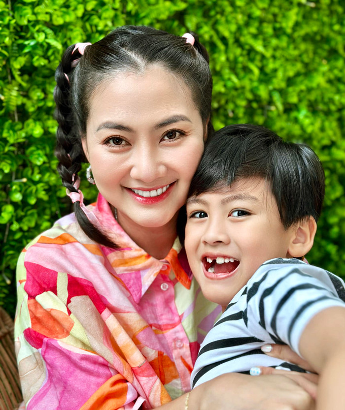 Bé Louis - con trai của diễn viên Ngọc Lan và Thanh Bình. 