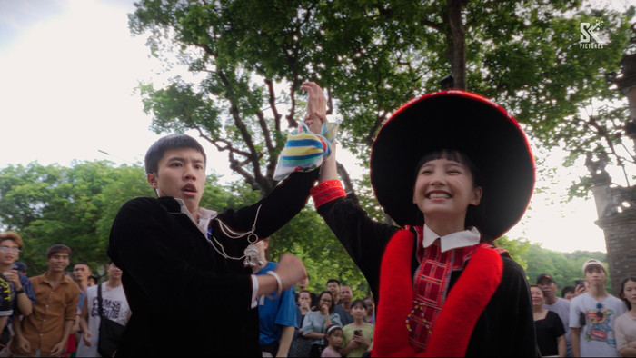 Ở tập trước đó, Chải nằm mơ được đi Hà Nội chơi cùng Pu.