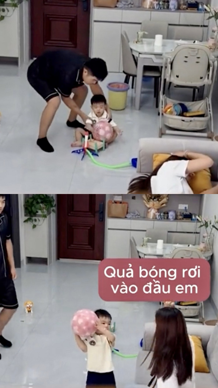 Sau khi gây hoạ, người bố đã có một pha xử lý đầy bất ngờ.