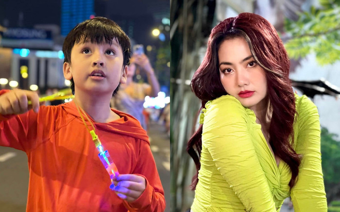 Con trai 7 tuổi đẹp như soái ca của diễn viên Ngọc Lan Ảnh 2