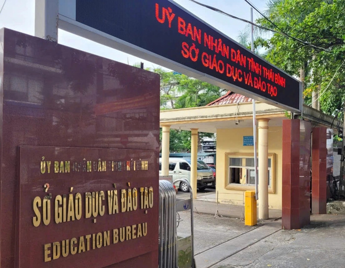 Sở GD&ĐT Thái Bình. Ảnh: báo Thanh Niên