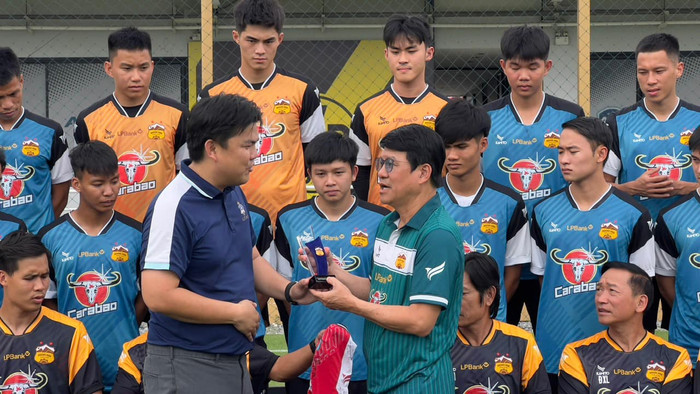 HAGL của bầu Đức đã thắng 4 trận tại Thái Lan. Đây là thành tích ấn tượng của đội bóng phố núi. Ảnh: CLB HAGL