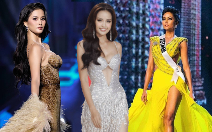 Xu hướng váy dạ hội 'quen mặt' tại các cuộc thi nhan sắc Ảnh 2
