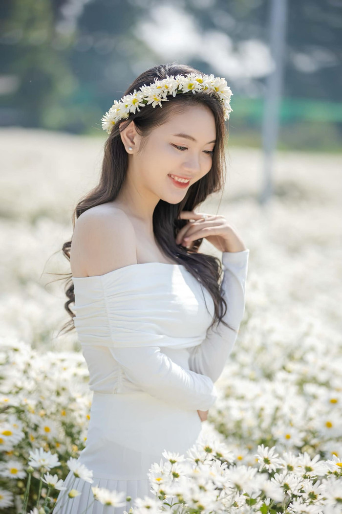 Hoa hậu Mai Anh sở hữu vẻ đẹp đậm chất phụ nữ Việt. Ảnh FBNV