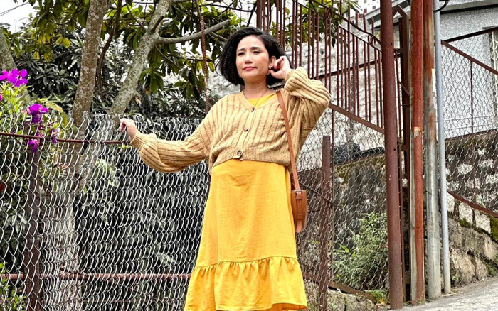 Cát Tường khoe ảnh bụng bầu, nói về chuyện sinh em bé Ảnh 2