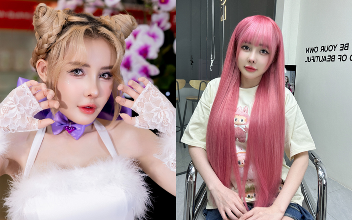 Ngân 98 là cô nàng chăm chỉ 'dao kéo' nhất nhì giới showbiz Việt. Ảnh: FBNV