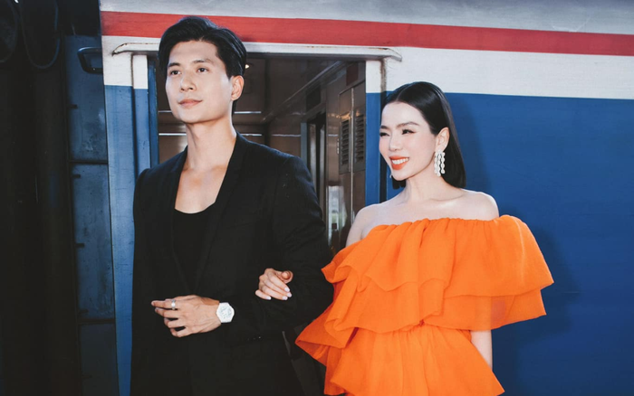 Lần gần nhất Lệ Quyên và Lâm Bảo Châu xuất hiện trước giới truyền thông. Ảnh: FBNV