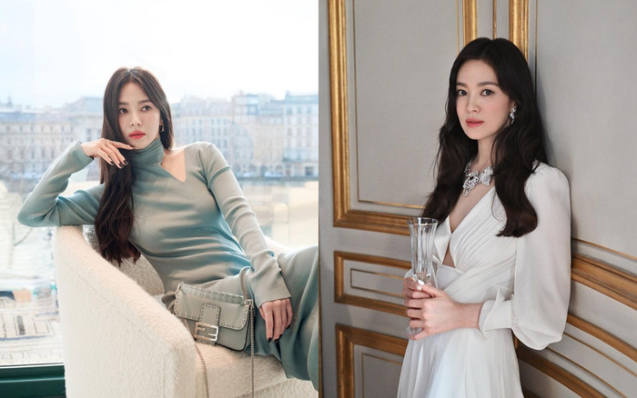 Song Hye Kyo lên ngôi 'nữ thần' nhờ gu thời trang một màu Ảnh 2