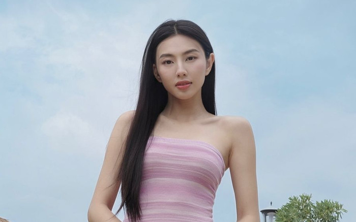 Hoa hậu Thùy Tiên diện váy ôm khoe vẻ gợi cảm Ảnh 2