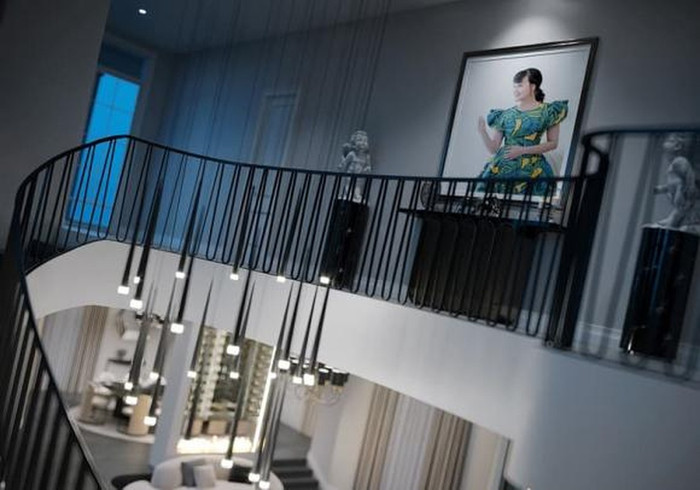 Trong căn biệt thự có nhiều không gian giải trí