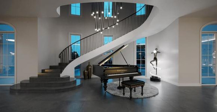 Mọi ngóc ngách bên trong biệt thự đều toát lên sự xa hoa