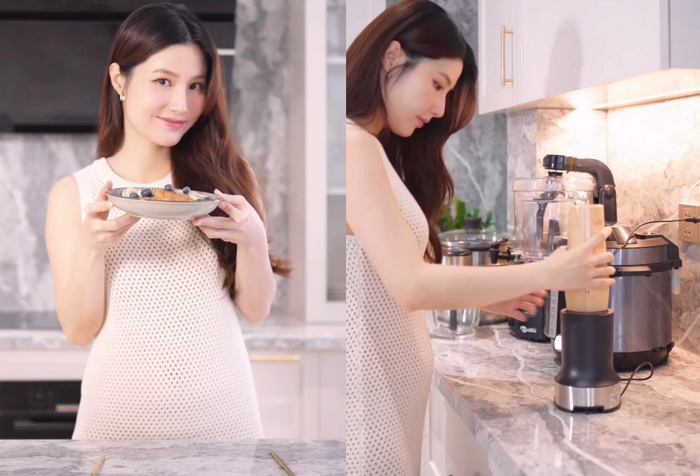 Diễm My 9x để lộ bụng bầu to vượt mặt sau loạt nghi vấn có 'tin vui'. 