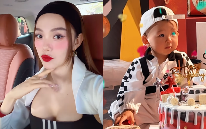 Minh Hằng ăn diện xinh đẹp để tới địa điểm tổ chức tiệc sinh nhật cho quý tử. Ảnh: IGNV