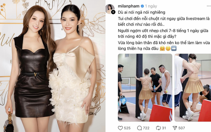 Dòng trạng thái này được bạn thân Huyền Baby đăng tải hầu như trên tất cả tài khoản cá nhân ở những nền tảng mạng xã hội khác nhau. Ảnh: Sưu tầm