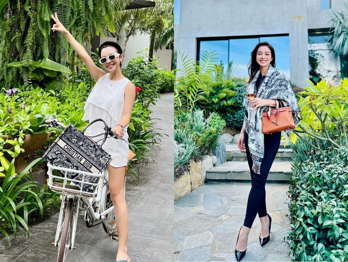 Hoa hậu Jennifer Phạm là tay chơi hàng hiệu đích thực. Ảnh FBNV