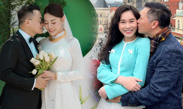 Shark Bình và Shark Hưng đều đang hạnh phúc bên cô vợ trẻ đẹp.