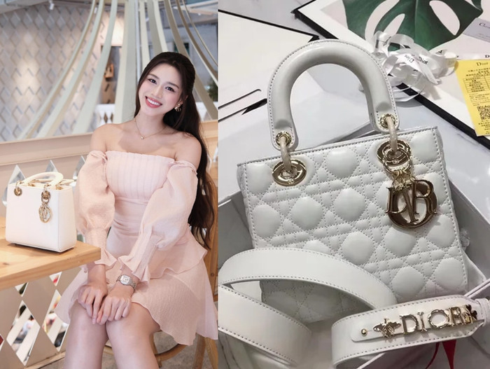 Đỗ Thị Hà gây chú ý với chiếc túi khoảng 150 triệu đồng. Ảnh FBNV