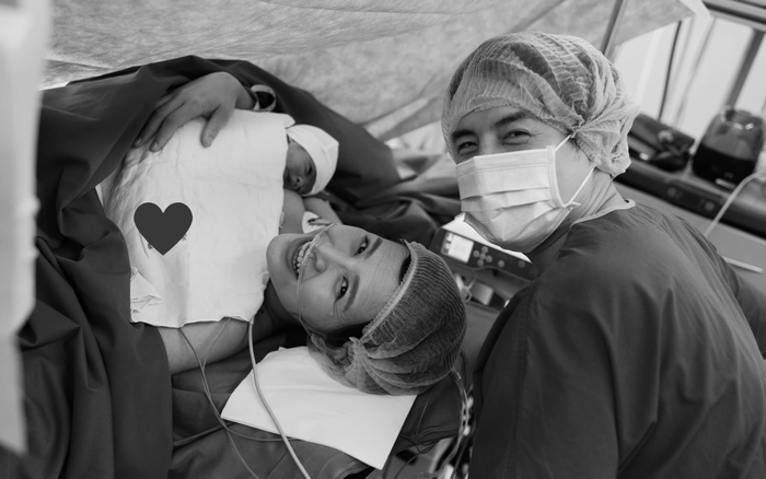 Ông Cao Thắng hạnh phúc khi Đông Nhi sinh con thuận lợi. Ảnh: FBNV