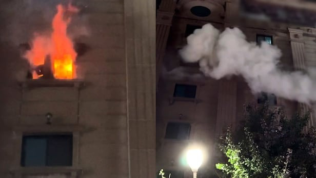 Lửa xuất phát từ tầng 8 của tòa nhà.