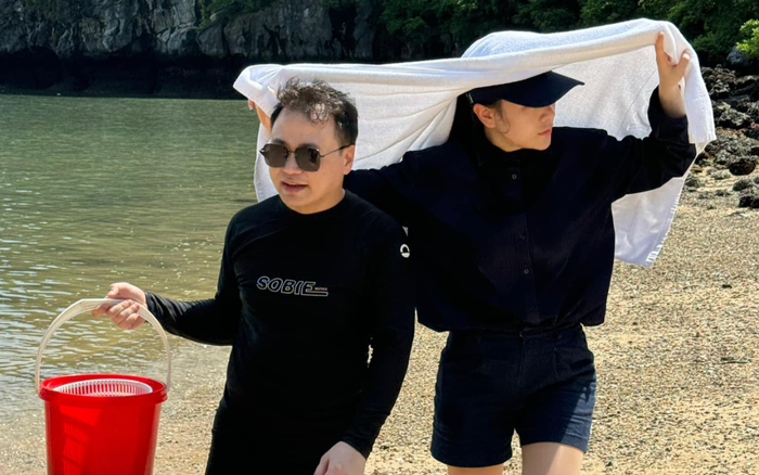 Shark Bình - Phương Oanh ngày càng hạnh phúc, vui vẻ. Ảnh: FBNV