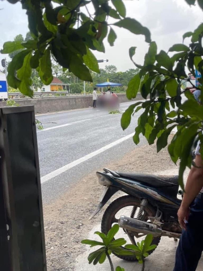 Hiện trường nơi xảy ra vụ việc đau lòng trên. 