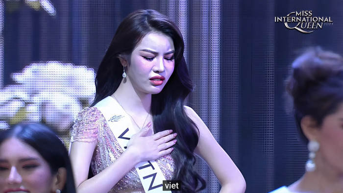 Đại diện Việt Nam vào top 6 Hoa hậu Chuyển giới.