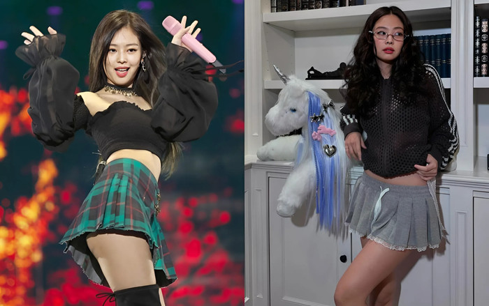 Quần shorts và chân váy ngắn là hai item không thể thiếu trong tủ đồ của Jennie.