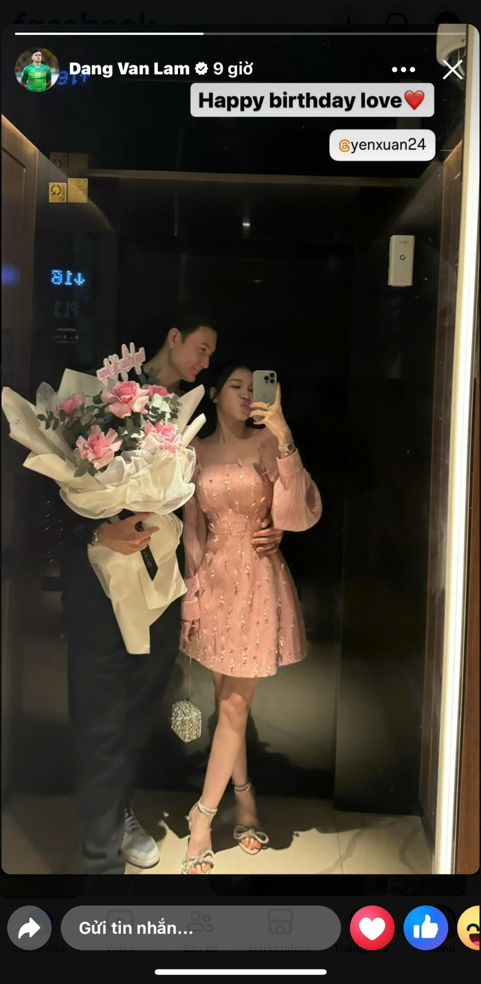 Dân tình ngưỡng mộ tình yêu của Đặng Văn Lâm - Yến Xuân.