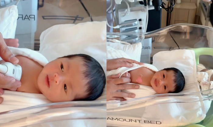 Cận cảnh diện mạo con gái thứ 2 của Đông Nhi và Ông Cao Thắng vừa chào đời.