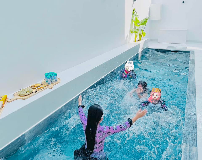 Những hình ảnh hiếm hoi trong căn biệt thự của vợ chồng Công Vinh và Thuỷ Tiên.