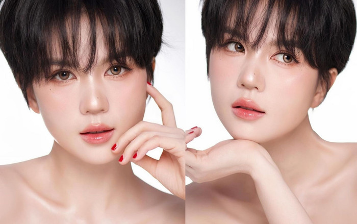 Ngọc Trinh bị cho là mất hết đi vẻ nữ tính sau khi 'xuống tóc'. Ảnh IGNV