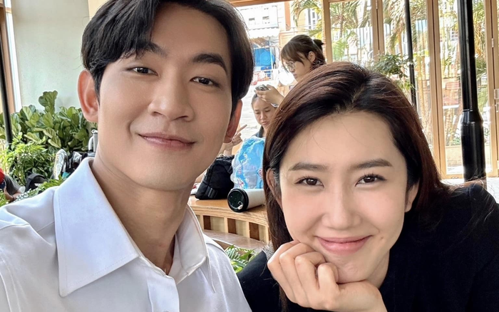 Thuý Ngân và Võ Cảnh được nhận xét khá đẹp đôi. Ảnh: FBNV