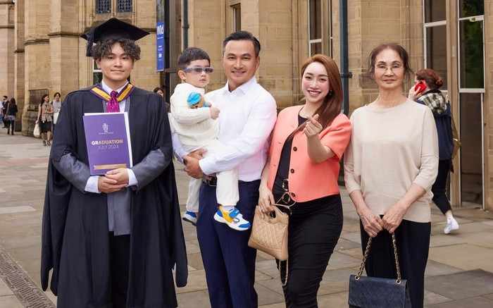 'Vợ hai' của Chi Bảo phản ứng đặc biệt khi con riêng của chồng có chuyện vui ở tuổi 23 Ảnh 2