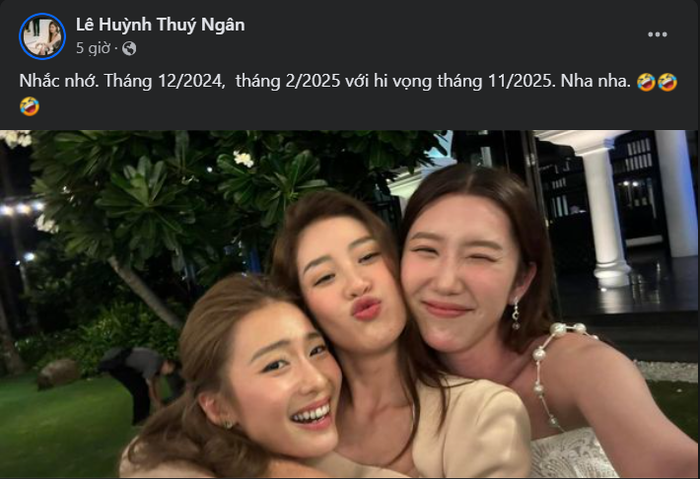 Bộ 3 Thúy Ngân, Khánh Vân, Khả Ngân chốt ngày cưới?