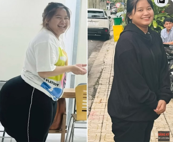 Cô gái trẻ đã lấy lại ngoại hình xinh xắn của mình.