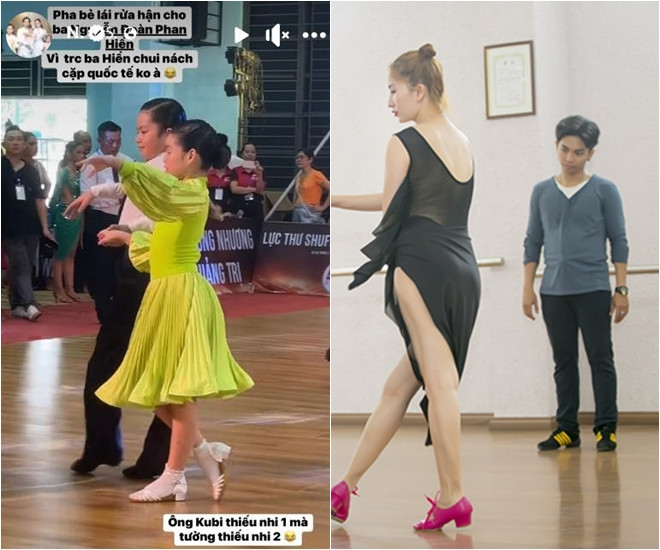 Khánh Thi cho rằng con trai có 'pha bẻ lái rửa hận' cho bố.