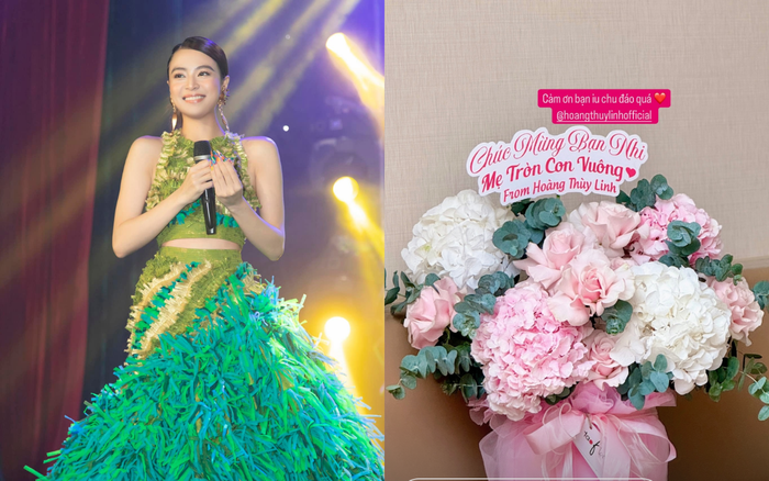 Hoàng Thuỳ Linh không quên chúc mừng, quan tâm bạn bè giữa nghi vấn hạ sinh cặp song sinh. Ảnh: Sưu tầm