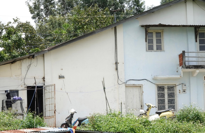 Ngôi nhà yên ắng chỉ còn một vài chú chó nhỏ đang ở với chủ nhà.