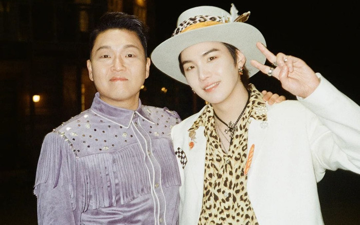 PSY nhắc tên Suga trên sân khấu giữa ồn ào Ảnh 2