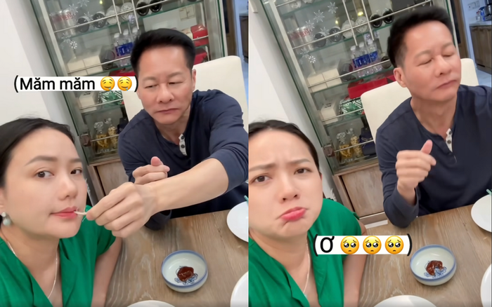 Phan Như Thảo được chồng hết mực yêu thương, chăm sóc. Ảnh: FBNV