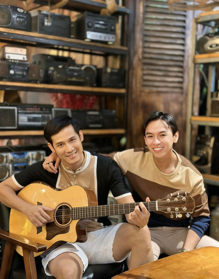 Diễn viên Thanh Thức và Huỳnh Quý đóng phim chung, ngoài đời có mối quan hệ đồng nghiệp thân thiết.