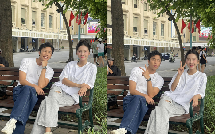 Long Vũ và Thu Hà Ceri đang nhận về nhiều phản hồi tích cực khi đảm nhận vai chính trong phim Đi giữa trời rực rỡ. Ảnh: FBNV